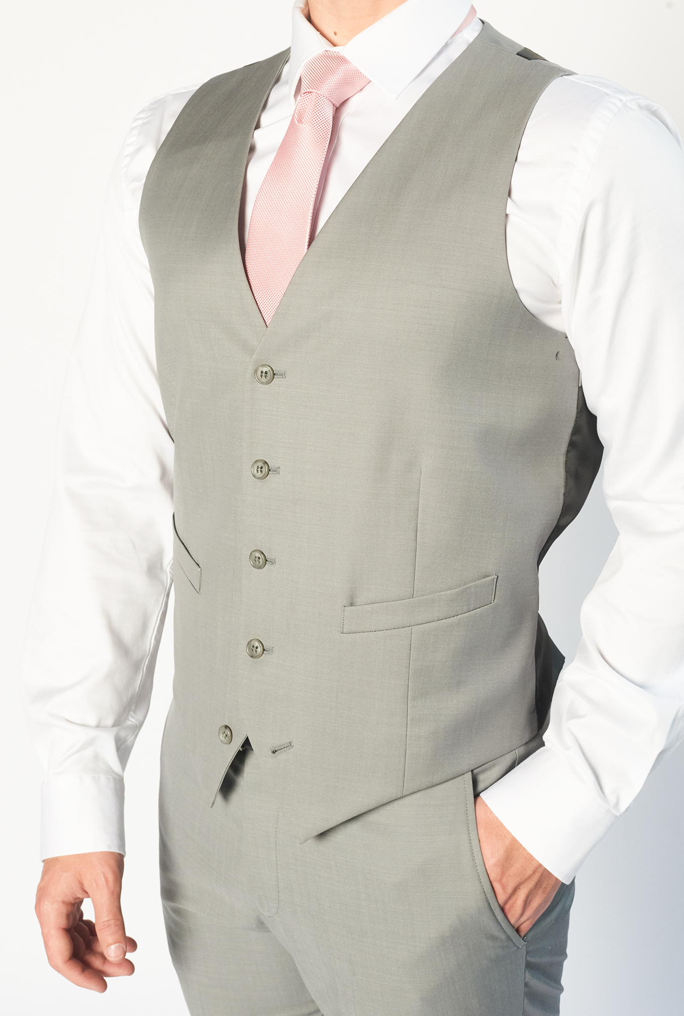 The Jet | Light Grey Suit for Hire | Perth WA | Britton's Formal Wear